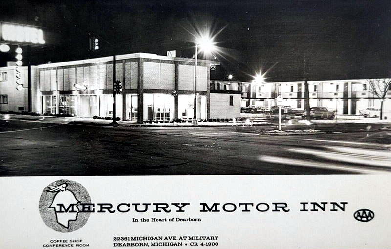 Mercury Motor Inn - Old Ad